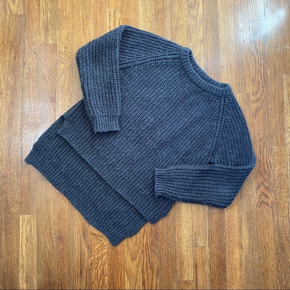 Faithfull the Brand Sweaters - Faithfull the Brand Hi Low Chunky Knit Sweater